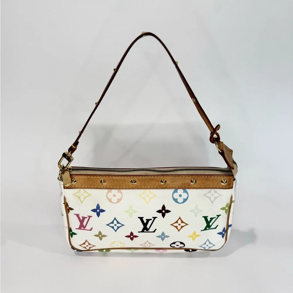 ✨SOLD✨ Vintage Louis Vuitton Murakami Multicolor Pochette - Picture 3 of 16